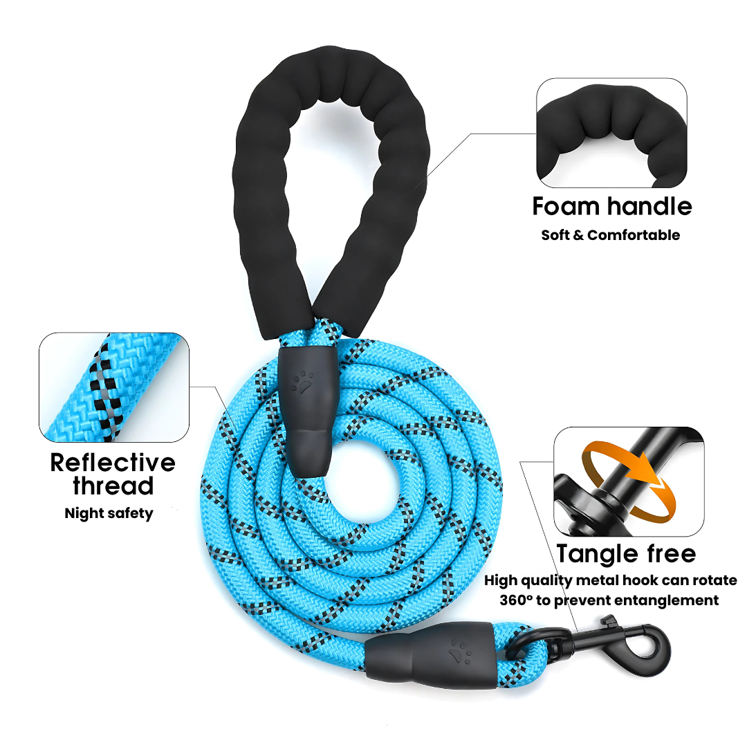 SafeStride Reflective Dog Leash